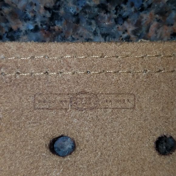 FOSSIL Striped Elastic Belt Medium Leather - Picture 2 of 5